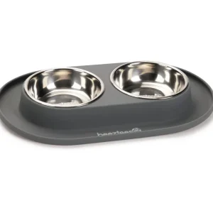 Sichere Zahlung Beeztees Dinnerset 2 x 160 ml grau